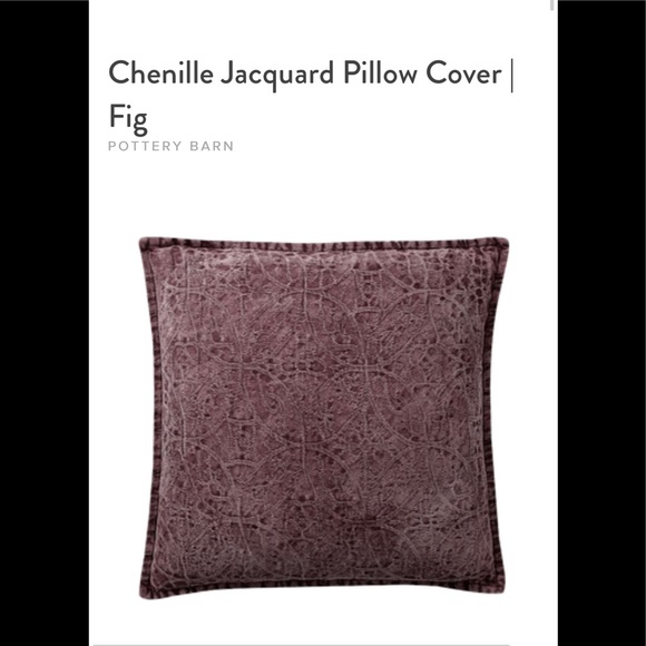 Pottery Barn Chenille Pillow Cover - @meghue